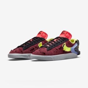 NEW Nike x Acronym Blazer Low Night Maroon & Accessories